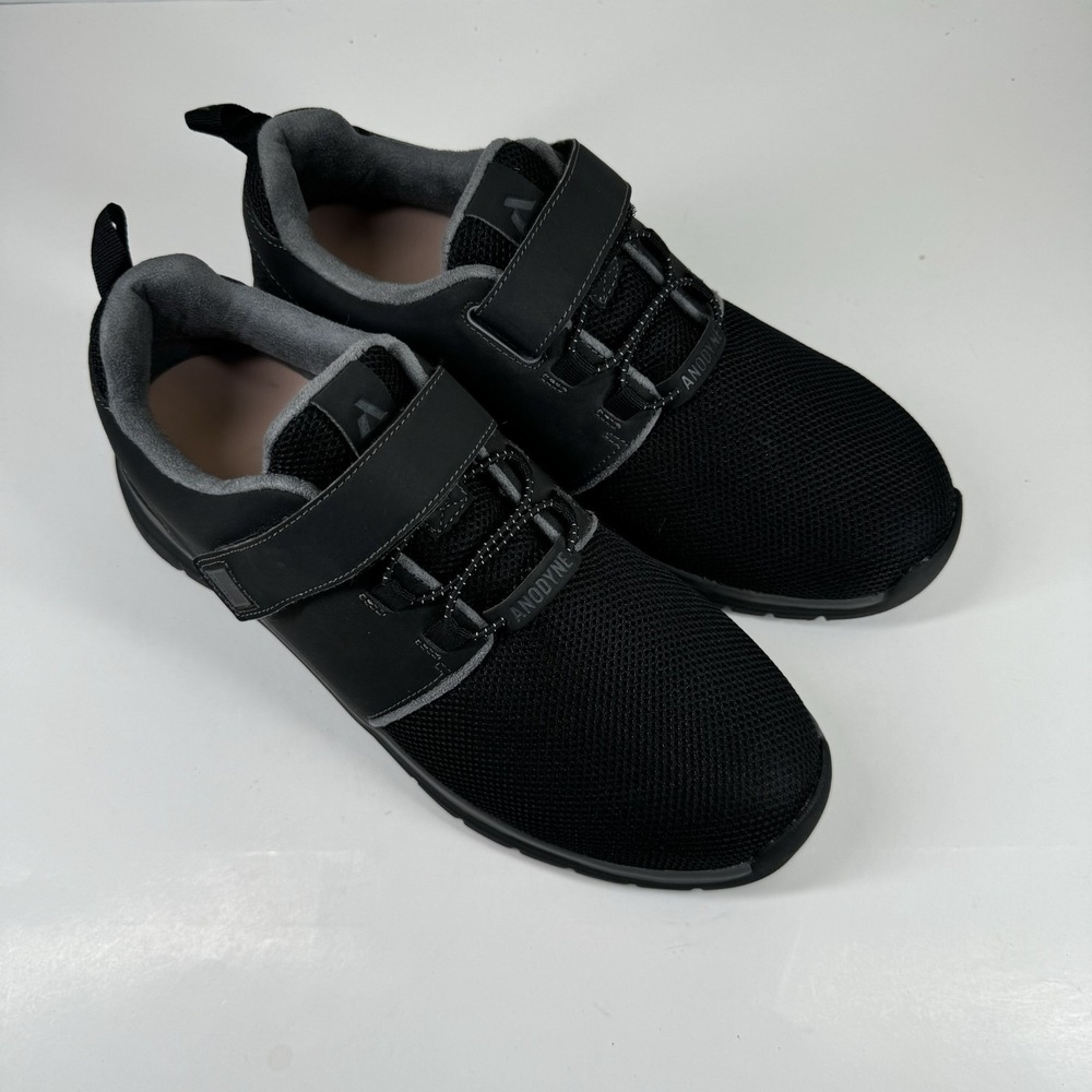 Anodyne No. 46 Sport Jogger Men's US 11W Black Orthopedic Diabetic Walking Shoes - Picture 14 of 16